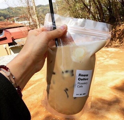 慢咖啡袋装冰咖啡食品图片