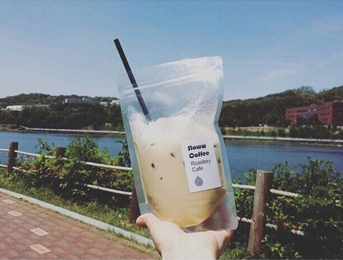 慢咖啡袋装冰咖啡食品图片