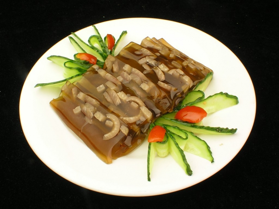 陕西席上凉菜大全带图片 招牌皮冻的做法凉菜100款