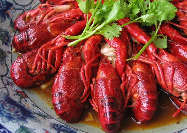 麻辣小龙虾美食图片 麻辣小龙虾很好吃图片
