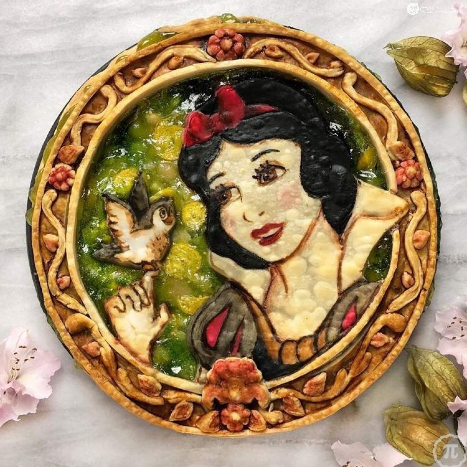餐桌上的美食创意画 传统美食主题画