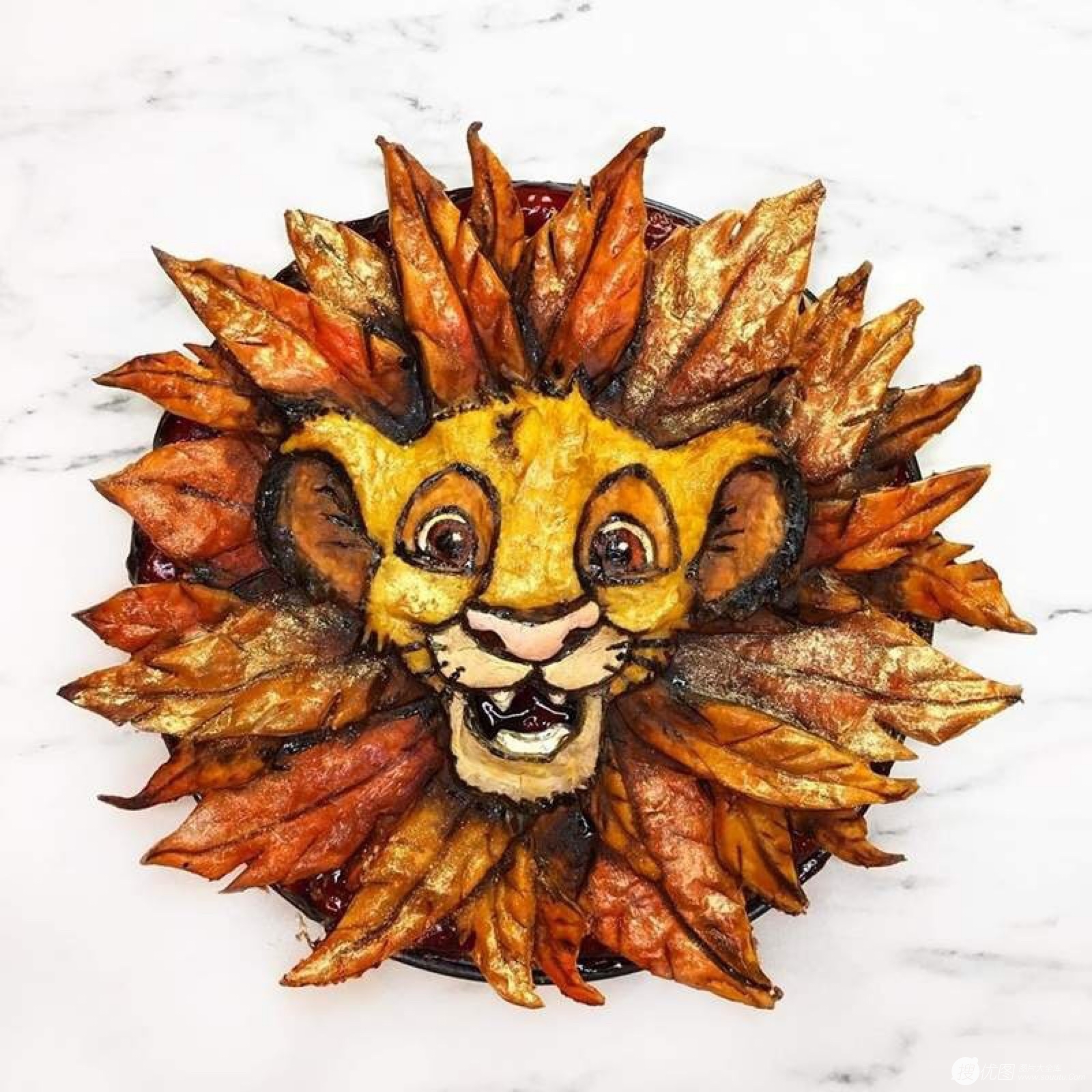 餐桌上的美食创意画 传统美食主题画