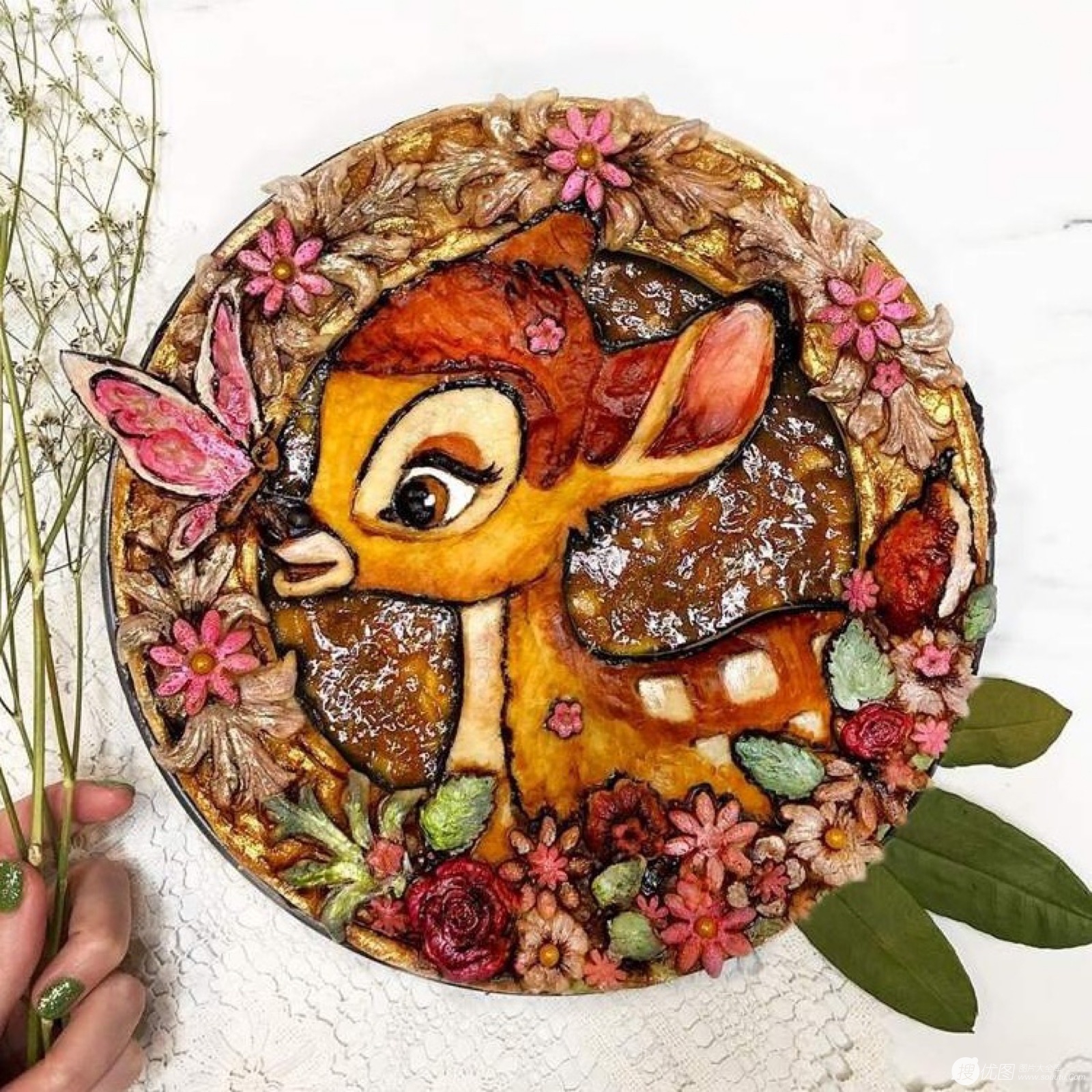 餐桌上的美食创意画 传统美食主题画