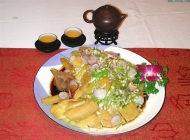 素鸡盘菜怎么做好吃 美食盘菜