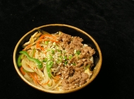 酱烧排骨饭图片 羊肉炒粉盖饭高清图片