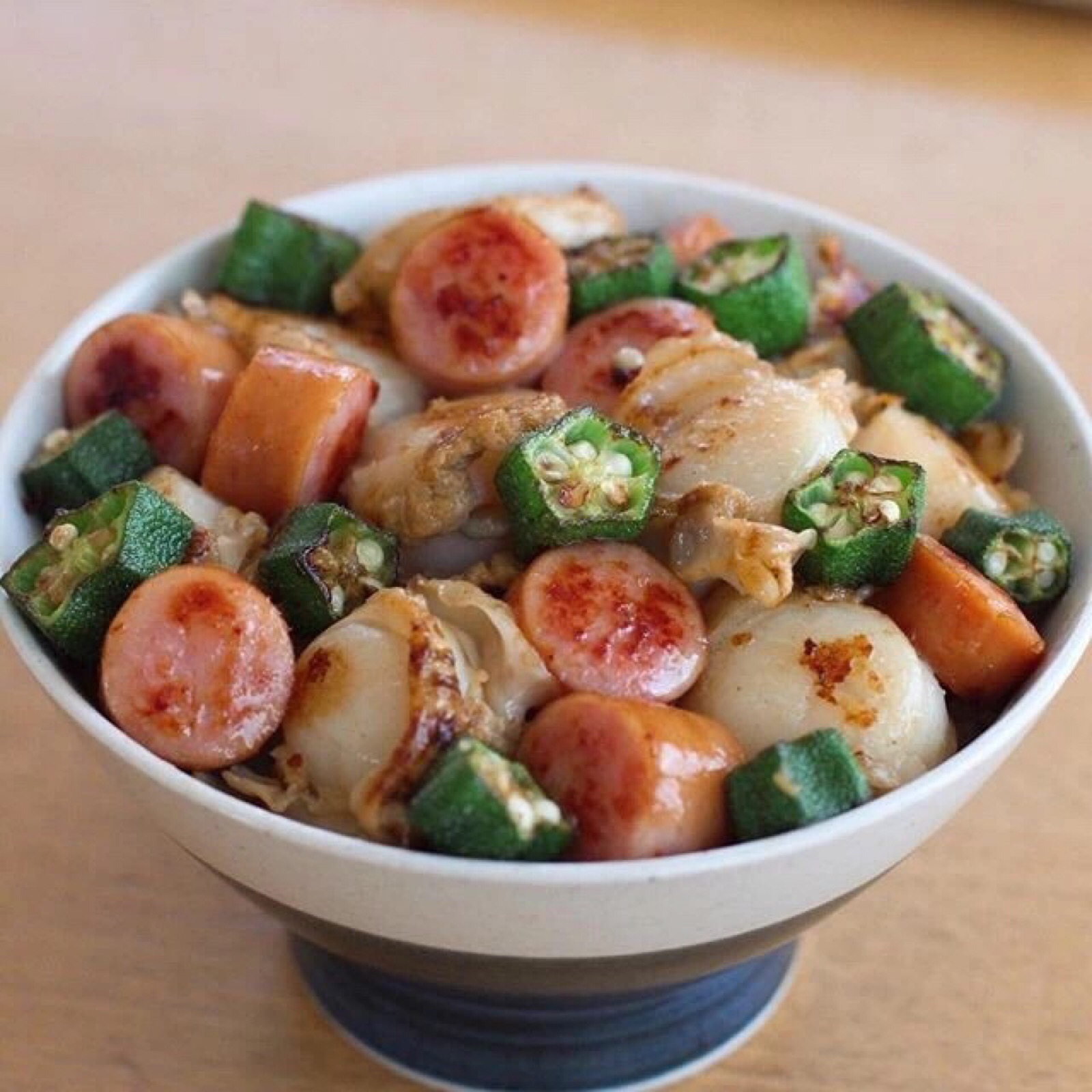 一些比较常见的做饭，大大增加了我的食欲。