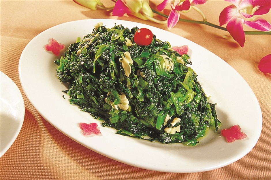 凉菜桃仁双脆的图片 桃仁凉拌菜的做法