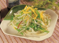 菜品装饰黄金柳芽 黄金脆菜怎么做