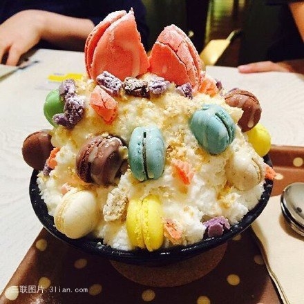 马卡龙 冰淇淋 马卡龙冰激凌图片