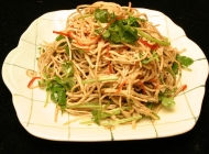 刀豆丝凉菜精装盘图片 毛豆凉菜高清大图