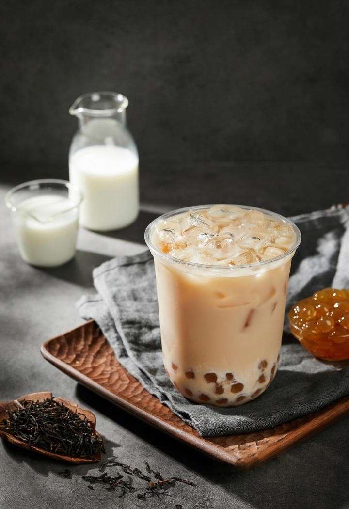 抹茶珍珠奶茶图片高清 珍珠芋圆奶茶图片高清