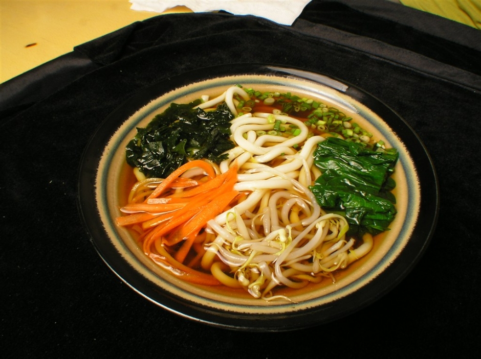 日式蔬菜乌冬面图片 日本料理蔬菜乌冬面精品图片
