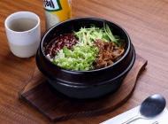 石锅拌饭搭配可乐 白色石锅拌饭图片