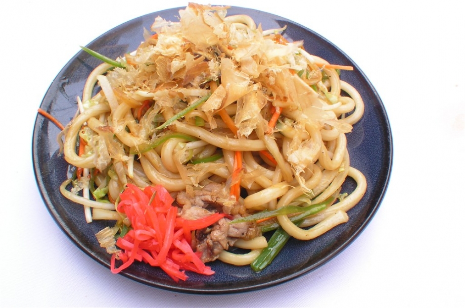日式牛肉炒乌冬面 韩式辣炒乌冬面