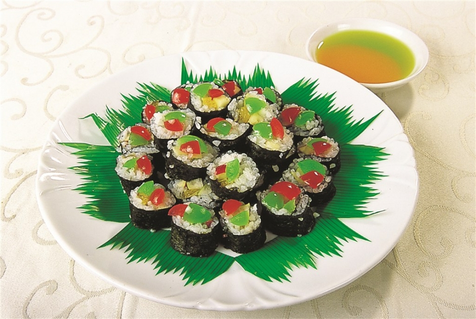 寿司一定要凉菜吗 美食寿司高清图片