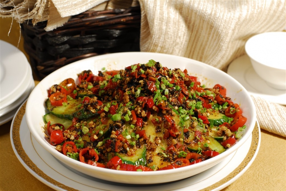 湘菜紫苏煎黄瓜 湘菜紫苏煎黄瓜做法图片
