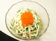 蟹子土豆沙拉图片 精致沙拉美食图片大全