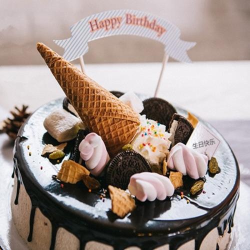 水果巧克力生日蛋糕做法 儿童巧克力生日蛋糕图片网红