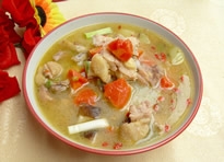 炖鸡块用什么配菜好 大炖鸡块