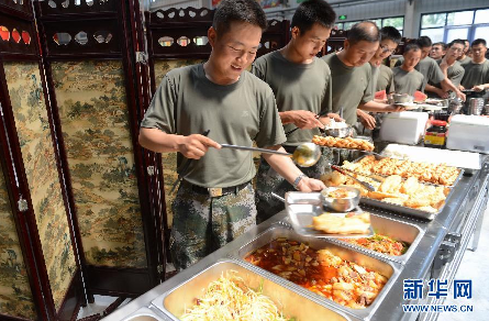舌尖上的阅兵训练基地3354优质美食助力阅兵训练笔记