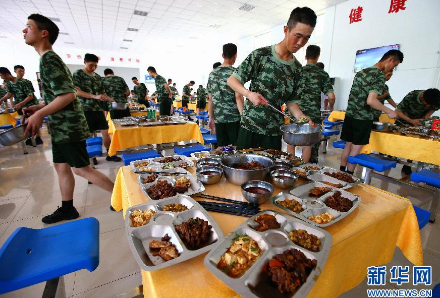 舌尖上的阅兵训练基地3354优质美食助力阅兵训练笔记