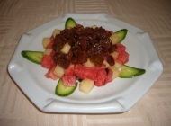 椒盐牛肉凉菜图片 凉菜香辣牛肉丁