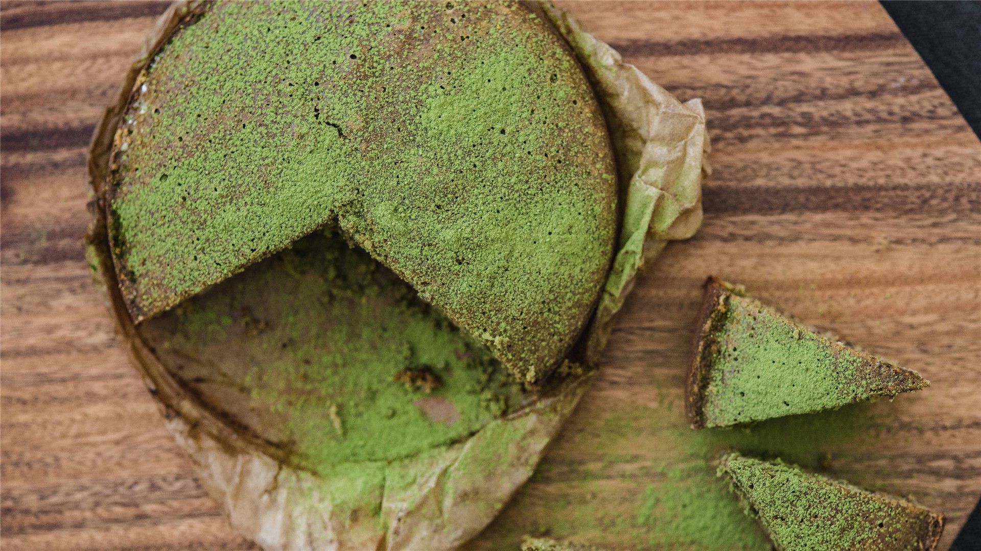 绿色抹茶蛋糕 抹茶蛋糕怎么做颜色好看